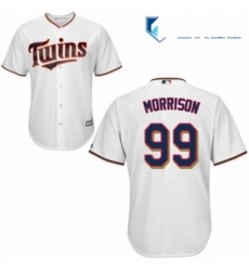 Mens Majestic Minnesota Twins 99 Logan Morrison Replica White Home Cool Base MLB Jersey Mens Majestic Minnesota Twins 99 Logan Morrison Replica White Home Cool Base MLB Jersey