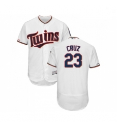 Mens Minnesota Twins 23 Nelson Cruz White Home Flex Base Authentic Collection Baseball Jersey Mens Minnesota Twins 23 Nelson Cruz White Home Flex Base Authentic Collection Baseball Jersey