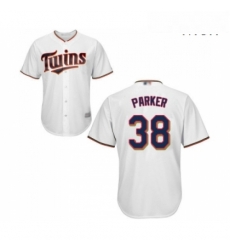 Mens Minnesota Twins 38 Blake Parker Replica White Home Cool Base Baseball Jersey Mens Minnesota Twins 38 Blake Parker Replica White Home Cool Base Baseball Jersey