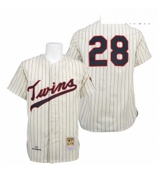 Mens Mitchell and Ness 1970 Minnesota Twins 28 Bert Blyleven Authentic Cream Throwback MLB Jersey Mens Mitchell and Ness 1970 Minnesota Twins 28 Bert Blyleven Authentic Cream Throwback MLB Jersey