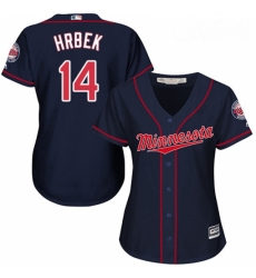 Womens Majestic Minnesota Twins 14 Kent Hrbek Replica Navy Blue Alternate Road Cool Base MLB Jersey Womens Majestic Minnesota Twins 14 Kent Hrbek Replica Navy Blue Alternate Road Cool Base MLB Jersey