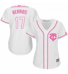 Womens Majestic Minnesota Twins 17 Jose Berrios Replica White Fashion Cool Base MLB Jersey Womens Majestic Minnesota Twins 17 Jose Berrios Replica White Fashion Cool Base MLB Jersey