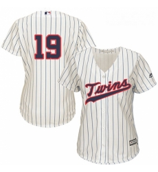 Womens Majestic Minnesota Twins 19 Anibal Sanchez Authentic Cream Alternate Cool Base MLB Jersey Womens Majestic Minnesota Twins 19 Anibal Sanchez Authentic Cream Alternate Cool Base MLB Jersey