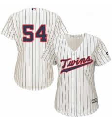 Womens Majestic Minnesota Twins 54 Ervin Santana Replica Cream Alternate Cool Base MLB Jersey Womens Majestic Minnesota Twins 54 Ervin Santana Replica Cream Alternate Cool Base MLB Jersey