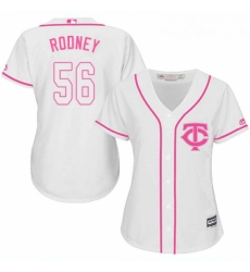Womens Majestic Minnesota Twins 56 Fernando Rodney Replica White Fashion Cool Base MLB Jersey Womens Majestic Minnesota Twins 56 Fernando Rodney Replica White Fashion Cool Base MLB Jersey