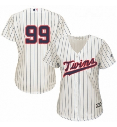 Womens Majestic Minnesota Twins 99 Logan Morrison Authentic Cream Alternate Cool Base MLB Jersey Womens Majestic Minnesota Twins 99 Logan Morrison Authentic Cream Alternate Cool Base MLB Jersey