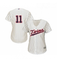 Womens Minnesota Twins 11 Jorge Polanco Replica Cream Alternate Cool Base Baseball Jersey Womens Minnesota Twins 11 Jorge Polanco Replica Cream Alternate Cool Base Baseball Jersey