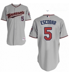 Youth Majestic Minnesota Twins 5 Eduardo Escobar Replica Grey Road Cool Base MLB Jersey Youth Majestic Minnesota Twins 5 Eduardo Escobar Replica Grey Road Cool Base MLB Jersey