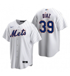 Men New York Mets 39 Edwin D EDaz White Cool Base Stitched Baseball Jersey Men New York Mets 39 Edwin D EDaz White Cool Base Stitched Baseball Jersey