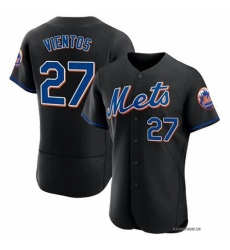 Men New York Mets Mark Vientos #27 Black Flexbase Stitched MLB Jersey Men New York Mets Mark Vientos #27 Black Flexbase Stitched MLB Jersey