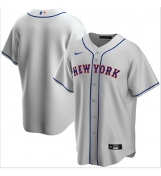 Men New York Mets Nike Gray Blank Jersey Men New York Mets Nike Gray Blank Jersey