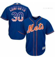 Mens Majestic New York Mets 30 Michael Conforto Authentic Royal Blue USA Flag Fashion MLB Jersey Mens Majestic New York Mets 30 Michael Conforto Authentic Royal Blue USA Flag Fashion MLB Jersey