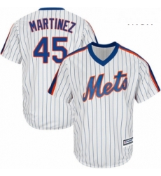 Mens Majestic New York Mets 45 Pedro Martinez Replica White Alternate Cool Base MLB Jersey Mens Majestic New York Mets 45 Pedro Martinez Replica White Alternate Cool Base MLB Jersey
