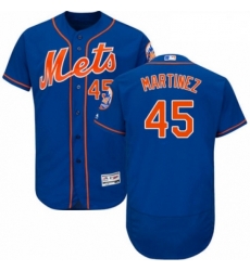 Mens Majestic New York Mets 45 Pedro Martinez Royal Blue Alternate Flex Base Authentic Collection MLB Jersey Mens Majestic New York Mets 45 Pedro Martinez Royal Blue Alternate Flex Base Authentic Collection MLB Jersey