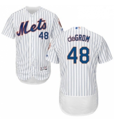 Mens Majestic New York Mets 48 Jacob deGrom White Home Flex Base Authentic Collection MLB Jersey Mens Majestic New York Mets 48 Jacob deGrom White Home Flex Base Authentic Collection MLB Jersey