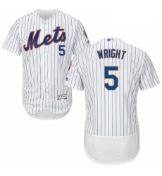 Mens Majestic New York Mets 5 David Wright White Home Flex Base Authentic Collection MLB Jersey Mens Majestic New York Mets 5 David Wright White Home Flex Base Authentic Collection MLB Jersey