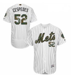Mens Majestic New York Mets 52 Yoenis Cespedes Authentic White 2016 Memorial Day Fashion Flex Base MLB Jersey Mens Majestic New York Mets 52 Yoenis Cespedes Authentic White 2016 Memorial Day Fashion Flex Base MLB Jersey