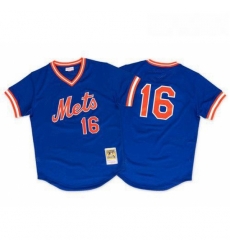 Mens Mitchell and Ness 1986 New York Mets 16 Dwight Gooden Replica Royal Blue Throwback MLB Jersey Mens Mitchell and Ness 1986 New York Mets 16 Dwight Gooden Replica Royal Blue Throwback MLB Jersey