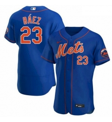 Men's New York Mets #23 Javier Baez Royal Anthentic Nike Jersey Men's New York Mets #23 Javier Baez Royal Anthentic Nike Jersey