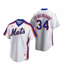 Mens Nike New York Mets 34 Noah Syndergaard White Cooperstown Collection Home Stitched Baseball Jerse Mens Nike New York Mets 34 Noah Syndergaard White Cooperstown Collection Home Stitched Baseball Jerse