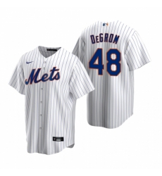 Mens Nike New York Mets 48 Jacob deGrom White 2020 Home Stitched Baseball Jerse Mens Nike New York Mets 48 Jacob deGrom White 2020 Home Stitched Baseball Jerse