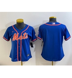 Women New York Mets Blank Royal Cool Base Stitched Baseball Jersey Women New York Mets Blank Royal Cool Base Stitched Baseball Jersey