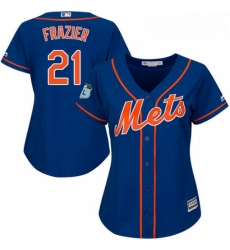 Womens Majestic New York Mets 21 Todd Frazier Authentic Royal Blue Alternate Home Cool Base MLB Jersey Womens Majestic New York Mets 21 Todd Frazier Authentic Royal Blue Alternate Home Cool Base MLB Jersey