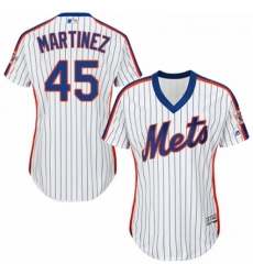 Womens Majestic New York Mets 45 Pedro Martinez Authentic White Alternate Cool Base MLB Jersey Womens Majestic New York Mets 45 Pedro Martinez Authentic White Alternate Cool Base MLB Jersey