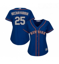 Womens New York Mets 25 Adeiny Hechavarria Authentic Royal Blue Alternate Road Cool Base Baseball Jersey Womens New York Mets 25 Adeiny Hechavarria Authentic Royal Blue Alternate Road Cool Base Baseball Jersey