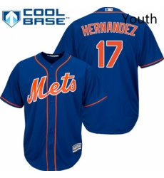 Youth Majestic New York Mets 17 Keith Hernandez Replica Royal Blue Alternate Home Cool Base MLB Jersey Youth Majestic New York Mets 17 Keith Hernandez Replica Royal Blue Alternate Home Cool Base MLB Jersey