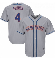 Youth Majestic New York Mets 4 Lenny Dykstra Replica Grey Road Cool Base MLB Jersey Youth Majestic New York Mets 4 Lenny Dykstra Replica Grey Road Cool Base MLB Jersey