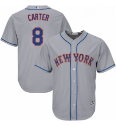 Youth Majestic New York Mets 8 Gary Carter Replica Grey Road Cool Base MLB Jersey Youth Majestic New York Mets 8 Gary Carter Replica Grey Road Cool Base MLB Jersey