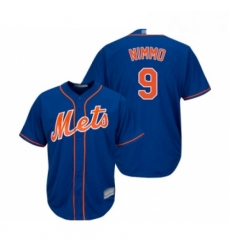 Youth New York Mets 9 Brandon Nimmo Authentic Royal Blue Alternate Home Cool Base Baseball Jersey 