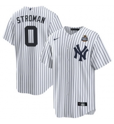 Men New York Yankees 0 Marcus Stroman White 2024 World Series With Name Cool Base Stitched Baseball Jersey Men New York Yankees 0 Marcus Stroman White 2024 World Series With Name Cool Base Stitched Baseball Jersey