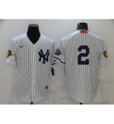 Men New York Yankees 2 Derek Jeter White Nike Game Throwback Jersey Men New York Yankees 2 Derek Jeter White Nike Game Throwback Jersey