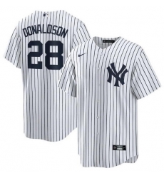 Men New York Yankees 28 Josh Donaldson White Cool Base Stitched Baseball jersey Men New York Yankees 28 Josh Donaldson White Cool Base Stitched Baseball jersey