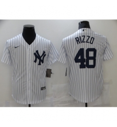Men New York Yankees 48 Anthony Rizzo Nike White Home Official Replica Player Jersey Men New York Yankees 48 Anthony Rizzo Nike White Home Official Replica Player Jersey