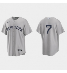 Men New York Yankees 7 Mickey Mantle Men Nike Gray 2021 Field of Dreams Game MLB Jersey Men New York Yankees 7 Mickey Mantle Men Nike Gray 2021 Field of Dreams Game MLB Jersey