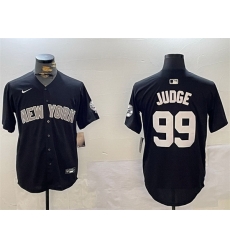 Men New York Yankees 99 Aaron Judge Black With Patch Limited Stitched Baseball Jersey Men New York Yankees 99 Aaron Judge Black With Patch Limited Stitched Baseball Jersey