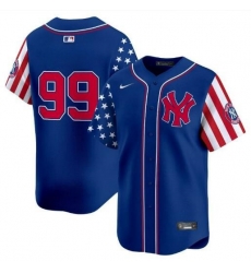 Men New York Yankees #99 Aaron Judge Blue Flag fashion Blue Jersey Men New York Yankees #99 Aaron Judge Blue Flag fashion Blue Jersey