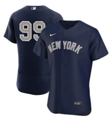 Men New York Yankees 99 Aaron Judge Nike Alternate 2020 MLB Player Jersey Navy No Name Men New York Yankees 99 Aaron Judge Nike Alternate 2020 MLB Player Jersey Navy No Name
