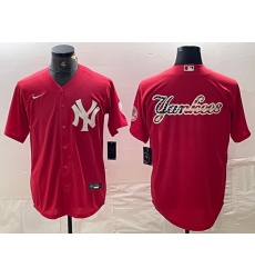 Men New York Yankees Big Logo Red Cool Base Stitched Baseball Jersey 9 Men New York Yankees Big Logo Red Cool Base Stitched Baseball Jersey 9