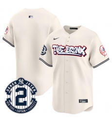 Men New York Yankees Blank Cream The Bronx Graffiti V2 Vapor Limited Stitched Baseball Jersey Men New York Yankees Blank Cream The Bronx Graffiti V2 Vapor Limited Stitched Baseball Jersey