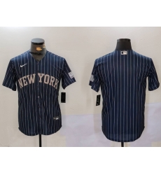 Men New York Yankees Navy Team blank Cool Base Stitched Baseball Jersey 2 Men New York Yankees Navy Team blank Cool Base Stitched Baseball Jersey 2