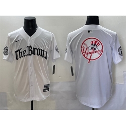 Men New York Yankees Team Big Logo White  27Gothic Legacy Edition 27 Vapor Premier Limited Stitched Baseball Jersey 001
