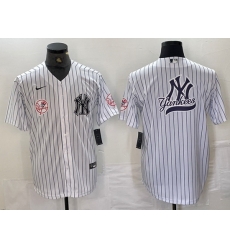 Men New York Yankees White Team Big Logo Cool Base Stitched Baseball Jersey 40 Men New York Yankees White Team Big Logo Cool Base Stitched Baseball Jersey 40