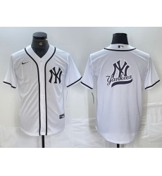 Men New York Yankees White Team Big Logo Cool Base Stitched Baseball Jersey 6 Men New York Yankees White Team Big Logo Cool Base Stitched Baseball Jersey 6