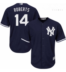 Mens Majestic New York Yankees 14 Brian Roberts Replica Navy Blue Alternate MLB Jersey Mens Majestic New York Yankees 14 Brian Roberts Replica Navy Blue Alternate MLB Jersey