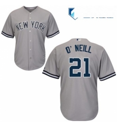 Mens Majestic New York Yankees 21 Paul ONeill Replica Grey Road MLB Jersey Mens Majestic New York Yankees 21 Paul ONeill Replica Grey Road MLB Jersey