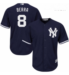 Mens Majestic New York Yankees 8 Yogi Berra Replica Navy Blue Alternate MLB Jersey Mens Majestic New York Yankees 8 Yogi Berra Replica Navy Blue Alternate MLB Jersey